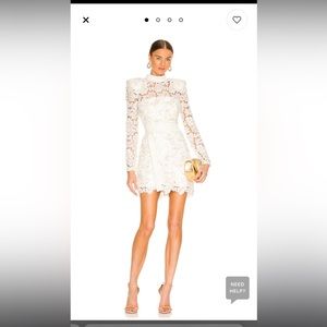 Zgivago Angelus Mini Dress in white - size 6 (worn once)